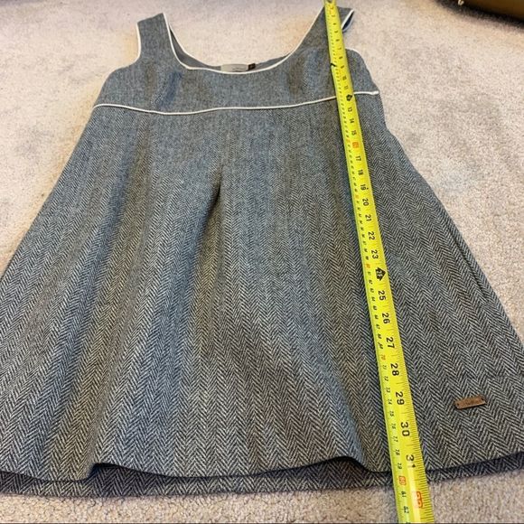 Aritzia Wilfred gray wool sleeveless pockets dress size 10 - Picture 10 of 11